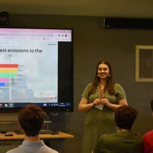 Alumna Inspires with Sustainability Careers Talk 