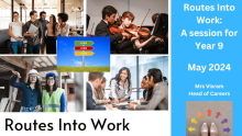 Year 9 Careers Talk - Routes into Work