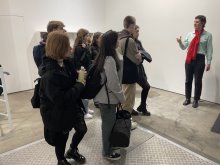 Art Students visit the Sadie Coles Gallery