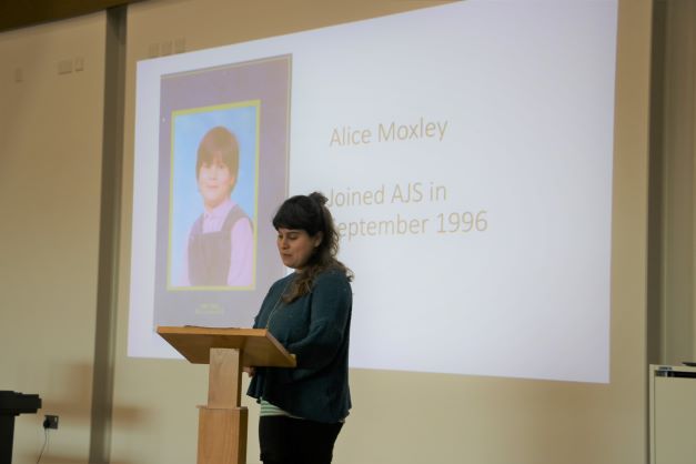 Junior School alumna talks to Alleyn's Youngest Pupils about her Social Enterprise