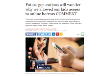 Daily Express: Jane Lunnon on Child Online Access