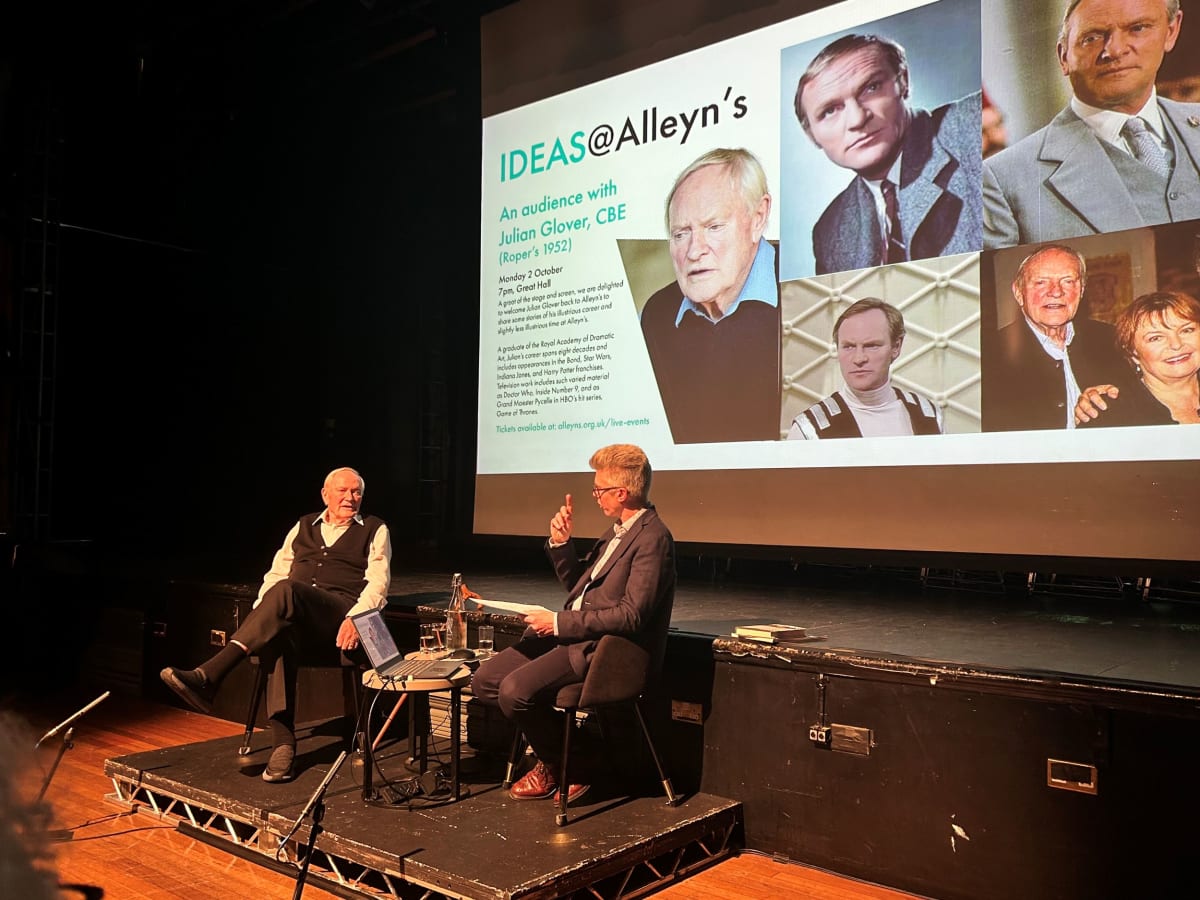 An Audience with Film and TV Star Julian Glover CBE (Roper's 1952)