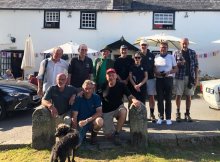 Alumni (and Fred the dog!) walk Dartmoor