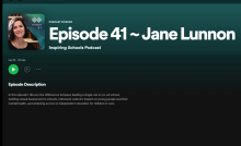 Inspiring Schools Podcast: Interview with Jane Lunnon