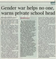 A Gender War Helps No-One